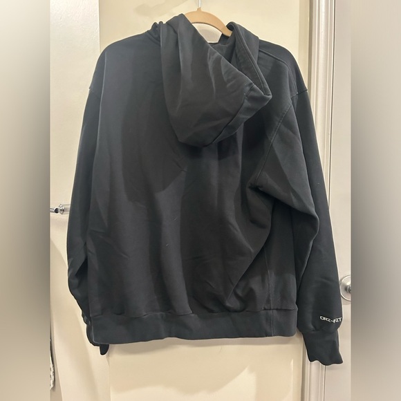 Nike Standard Issue Hoodie Women’s Large Black Pocket Zipper - Picture 2 of 9